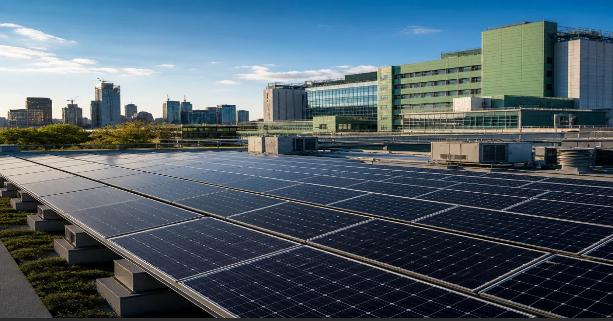 Solar Panels for Hospitals in Manchester